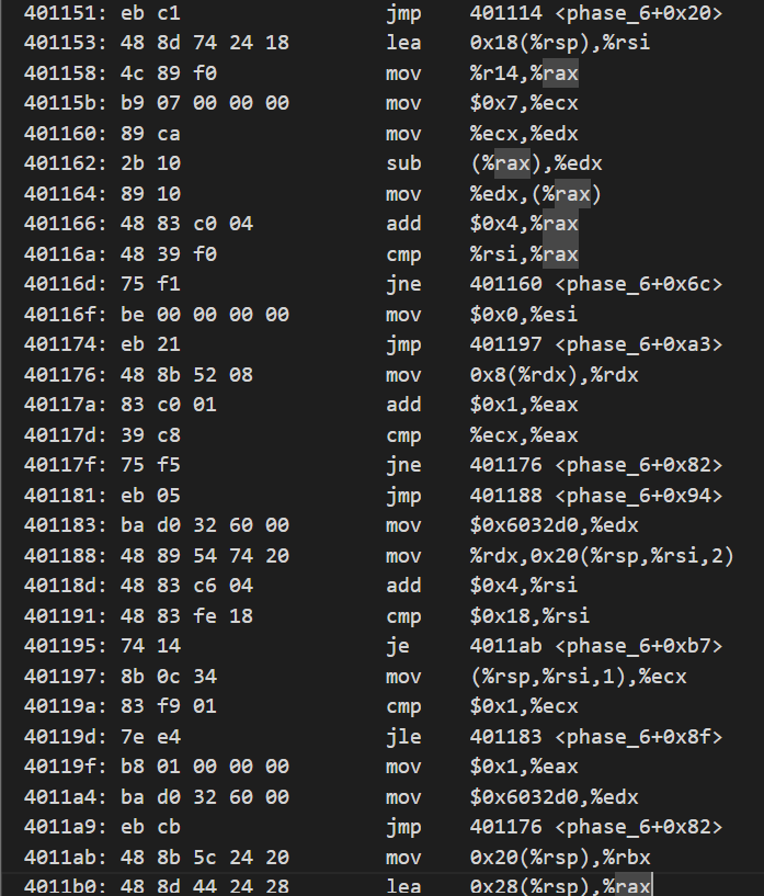 CSAPP Lab 3 - Bomb Lab 实验解析 | Hilbert's Blog